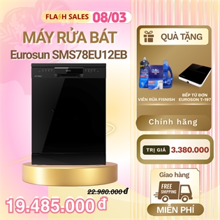 Máy rửa bát 14 bộ Eurosun SMS78EU12EB